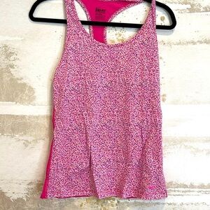 Nike Racer Mesh Back slim fit workout tank top size small